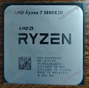 AMD Ryzen 7 5800X3D R7 5800X3D 3.4GHz 8Core 105W Socket AM4 Support B450 A320 - Picture 1 of 1