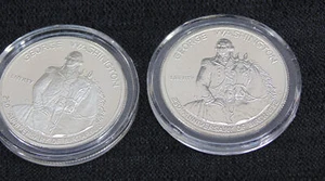 Lot 2 George Washington Half Dollar Coins 250th Anniversary Silver 1732-1982 - Picture 1 of 4