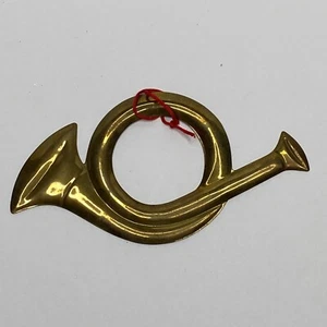 Vintage Abteilung 56 Christbaumschmuck Messing Horn Trompete - Bild 1 von 5