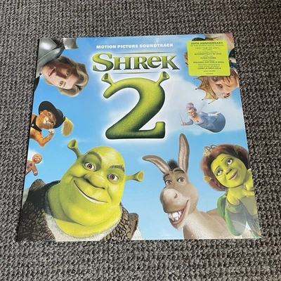 Shrek 2 (Motion Picture Soundtrack) Vinyl Record SEALED Blue/Green - Image 1 of 2