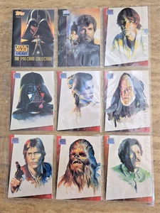 STAR WARS 1993 Topps Galaxy Series 1 Complete 140 card Set - Picture 1 of 4