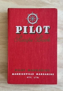 Vintage "Pilot Recipe Book" Marrickville Margarine 3rd Edition 1947 Red Cover - Bild 1 von 14