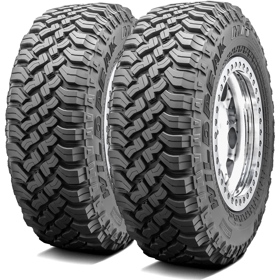 2 Tires Falken Wildpeak M/T 01 LT 255/75R17 Load C 6 Ply MT Mud Foto 1 de 4