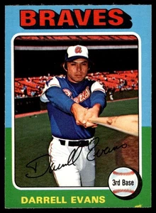 1975 O-Pee-Chee Vintage OPC Baseball Darrell Evans Atlanta Braves #475 - Foto 1 di 2