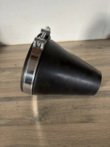 6 inch rubber cone / nozzle c/w clamp for splash plate - Picture 1 of 6