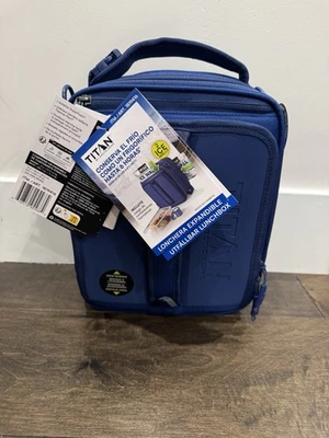 Juego de 2 loncheras expandibles Titan Arctic Zone contenedor de paredes de hielo azul marino Foto 1 de 4