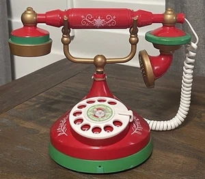 Gemmy Santa Telefon Weihnachten Hotline Elfe Nachrichten Notizen vom Nordpol funktioniert - Bild 1 von 8