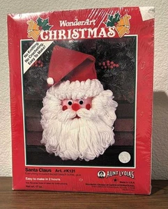 WonderArt Navidad Santa Claus Art Kit EE. UU. Tía Lydia’s Vintage 1991 NUEVO - Imagen 1 de 2