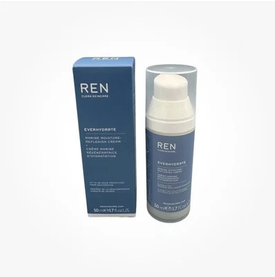 Creme hidratante marinho REN Clean Skincare EVERHYDRATE 50mL novo na caixa Rv$44 - Imagem 1 de 4