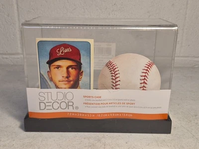 Studio Decor Baseball And Card Display Case NWT - Image 1 of 2