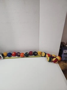 Set of COMPLETE Vintage Pool / Billiard Balls In Good Condition 1950's? - Picture 1 of 7