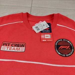 Formula 1 Racing Division Pit Crew Team Sweatshirt Mens XS Red Crewneck New - Picture 1 of 7