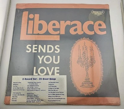 Liberace - Sends You Love - Vinyl - Sealed - 1974 - X3 Records - BR3000 - Image 1 of 4