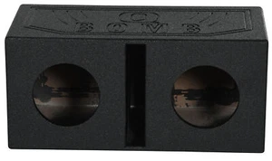 Rockville RQB8 Dual 8" Vented Subwoofer Sub Box Enclosure Finished w/Bed Liner - Picture 1 of 3