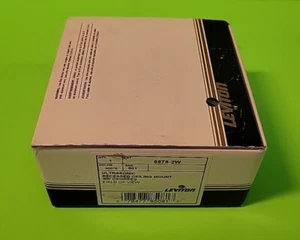 Leviton Ultraschall Raumbelegungssensor Modell 6878-2W Deckeneinbauhalterung - Bild 1 von 7