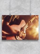 Playing Acoustic Guitar Poster -Image by Shutterstock