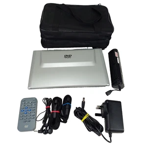 Wharfedale WDP1210 Silver Portable DVD Player (10") With Case Remote - Picture 1 of 17