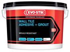 Evo-Stik Wall Tile Adhesive & Grout Ready Mixed Bathroom Shower Ceramic 1L WHITE