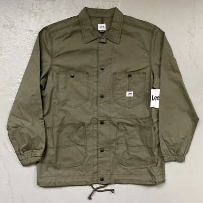 Lee J-91 复古风格棉质尼龙防撕裂编舞工作夹克房屋标签全新带标签 L — 第 1/4 张图片
