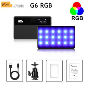 Pixel G6 RGB Led video Light 2500K-8500K Camera photography Light Panel colors