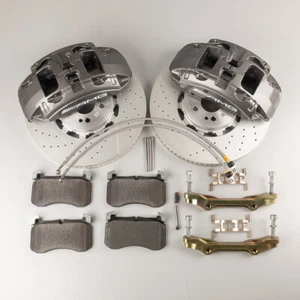 New Genuine Mercedes-Benz GLS63 GLE63 W167 AMG Front SILVER big brake kit - Picture 1 of 4
