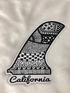 Longboard Surfing Sticker - Picture 1 of 3