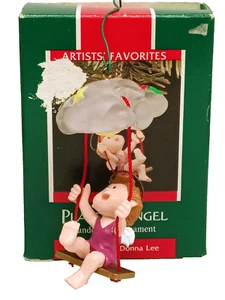 HALLMARK RECUERDO JUGUETÓN ÁNGEL ORNAMENTO - 2001 -- NUEVO EN CAJA - Imagen 1 de 2