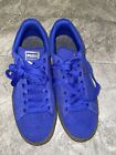 PUMA Suede Classic Sneakers Men's Size 10 Blue And Gold