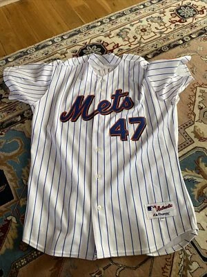 Camiseta deportiva Tom Glavine New York Mets 2002 auténtica Rawlings talla 48 Foto 1 de 4