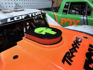 traxxas ultimate desert racer UDR air filter . Extended Hight Air Filter Green - Picture 1 of 4