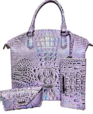 Bolso de Mano Brahmin Duxbury Cartera Ady y Estuche para Gafas Elora Violeta País de las Maravillas Foto 1 de 4