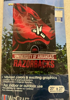 Arkansas Razorbacks NCAA 27" X 37" bandera vertical Foto 1 de 2