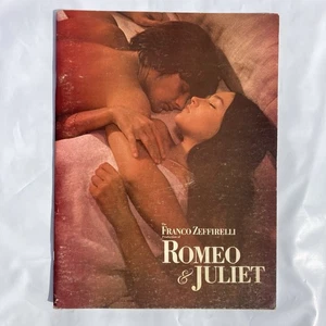 VINTAGE 1968 Romeo and Juliet Souvenir Movie Program Zeffirelli Olivia Hussey - Picture 1 of 14