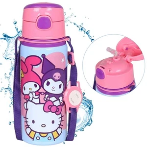 Hello Kitty Aluminium THERMALFLASCHE, Mundstück, WASSERFLASCHE für Mädchen 600ml - Bild 1 von 9