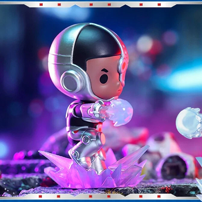 DC Justice League Series Cyborg mini figura caja ciega chibi lindo juguete Foto 1 de 2