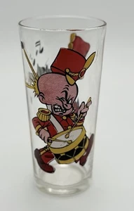 1976 LOONEY TUNES PEPSI Glass DAFFY DUCK & ELMER FUDD MARCHING BAND WARNER BROS - Picture 1 of 6