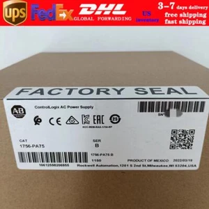 NEW- Allen-Bradley 1756-PA75 SER B PLC ControlLogix AC Power Supply 1756PA75 USA - Picture 1 of 4