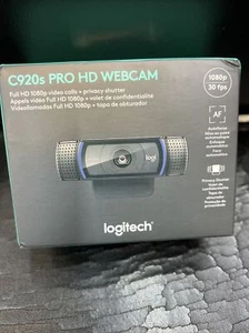New Logitech C920s Pro HD 1080P Webcam With Privacy Shutter SB - Picture 1 of 1