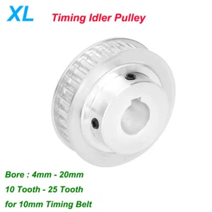 XL Timng Idler Drive Pulley 10-25 Tooth With Step Gear Bore 4-20mm for 10mm Belt - Picture 1 of 5