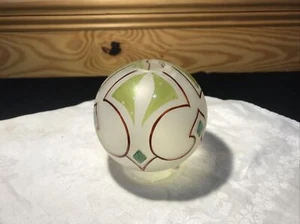 Antique Miniature Oil Lamp Shade Ball globe For Glow Lamp Hand Painted READ - Picture 1 of 15