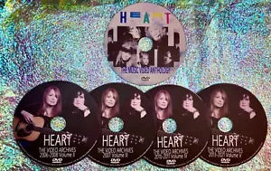 HEART & Nancy Wilson Music Video Anthology & Live Archives 06 to 2021 5 DVD Set - Picture 1 of 9