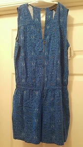 Attention Juniors Rayon Romper, Blue, Sz. Sm. - Picture 1 of 1