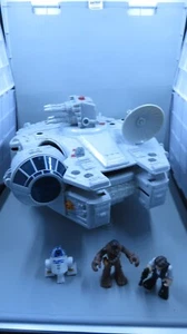 2011 Hasbro PlaySkool Star Wars Millennium Falcon W/ 3 Figures - Picture 1 of 8