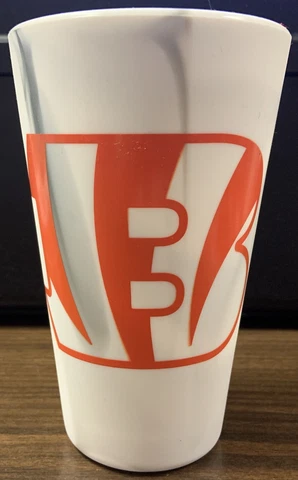 CINCINNATI BENGALS FASHION 16 OZ SILICONE PINT GLASS NEW WINCRAFT 🐯 Cover