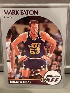 1990-91 Hoops Mark Eaton Utah Jazz #287