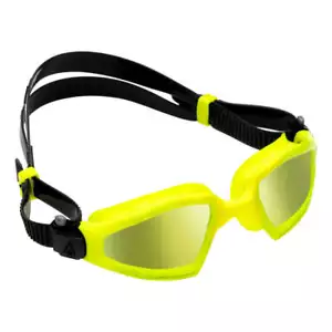 Aqua Sphere Kayenne Pro Yellow Titanium Mirrored Lens Swim Goggles, 192190 - Picture 1 of 5