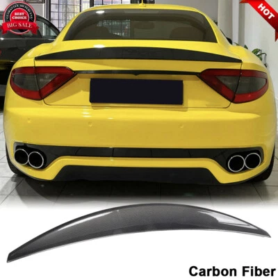 Alerón labial trasero de fibra de carbono para Maserati Gran Turismo Coupe 08-11 - Imagen 1 de 4