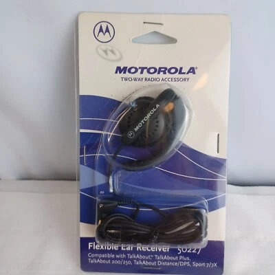 Motorola Flexible Ear Receiver 2-Way Radio Accessory NIP 50227 Talk About - Image 1 of 4