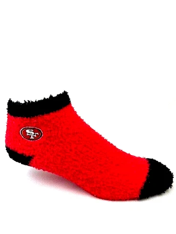 San Francisco 49ers Fuzzy Sleep Socks Cover