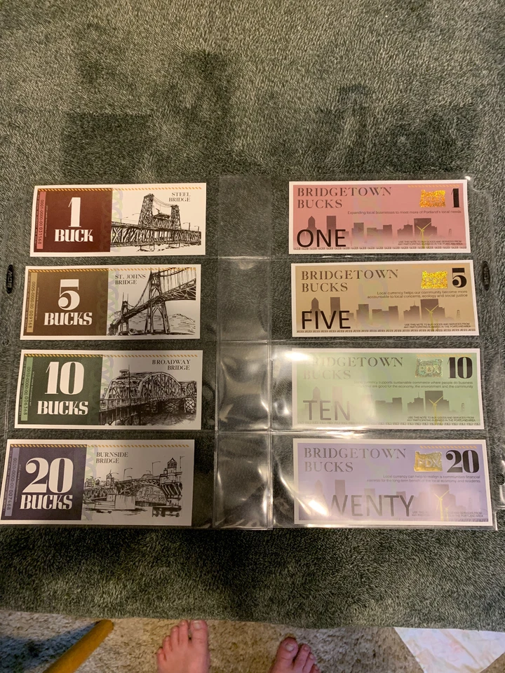 Портленд, или. PDX Currency Corporation, Бриджтаун Бакс 2012, Муллан, ДеХарт - Изображение 1 из 1